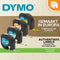 DYMO LetraTag plastic labels | Origineel | 12 mm x 4 m op rol | Zwarte afdruk op rode labels | Zelfklevende multifunctionele labels voor LetraTag labelmakers