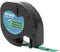 DYMO LetraTag plastic labels | Origineel | 12 mm x 4 m op rol | Zwarte afdruk op groene labels | Zelfklevende multifunctionele labels voor LetraTag labelmakers