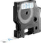 DYMO originele D1 labels | blauwe afdruk op witte tape | 12 mm x 7 m | zelfklevende labels voor de LabelManager labelmaker | gemaakt in Europa
