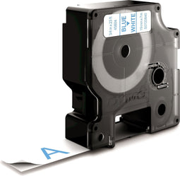 DYMO originele D1 labels | Blauwe Tekst op Wit Label | 19 mm x 7 m | zelfklevende etiketten voor de LabelManager labelprinter | gemaakt in Europa