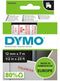 DYMO originele D1 labels | Rode afdruk op transparante tape | 12 mm x 7 m | zelfklevende labels voor LabelManager labelmakers | gemaakt in Europa