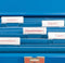 DYMO originele D1 labels | Rode afdruk op transparante tape | 12 mm x 7 m | zelfklevende labels voor LabelManager labelmakers | gemaakt in Europa