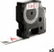 DYMO originele D1 labels | Rode Tekst op Wit Label | 19 mm x 7 m | zelfklevende etiketten voor de LabelManager labelprinter | gemaakt in Europa