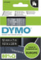 DYMO originele D1 labels | witte afdruk op transparante tape | 12 mm x 7 m | zelfklevende labels voor LabelManager labelmakers | gemaakt in Europa
