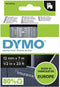 DYMO originele D1 labels | witte afdruk op transparante tape | 12 mm x 7 m | zelfklevende labels voor LabelManager labelmakers | gemaakt in Europa