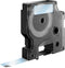 DYMO originele D1 labels | witte afdruk op transparante tape | 12 mm x 7 m | zelfklevende labels voor LabelManager labelmakers | gemaakt in Europa