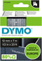 DYMO originele D1 labels | witte afdruk op transparante tape | 12 mm x 7 m | zelfklevende labels voor LabelManager labelmakers | gemaakt in Europa