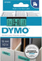 DYMO originele D1 labels | zwarte afdruk op groene tape | 12 mm x 7 m | zelfklevende labels voor de LabelManager labelmakers | gemaakt in Europa