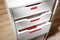 DYMO originele D1 labels | zwarte afdruk op rode tape | 12 mm x 7 m | zelfklevende labels voor de LabelManager labelmaker | gemaakt in Europa