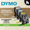 DYMO originele D1 labels | zwarte afdruk op rode tape | 12 mm x 7 m | zelfklevende labels voor de LabelManager labelmaker | gemaakt in Europa