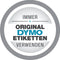 DYMO originele D1 labels | zwarte afdruk op rode tape | 12 mm x 7 m | zelfklevende labels voor de LabelManager labelmaker | gemaakt in Europa