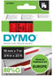 DYMO originele D1 labels | Zwarte Tekst op Rood Label | 19 mm x 7 m | zelfklevende etiketten voor de LabelManager labelmaker | gemaakt in Europa