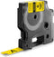 DYMO Rhino industriële Flexibele Nylon Labels | 12 mm x 3,5 m | zwarte afdruk op geel | zelfklevende labels voor Rhino & LabelManager labelprinters