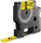 DYMO Rhino industriële Heat-Shrink Tube-labels | 12 mm x 1,5 m | zwarte afdruk op geel | voor Rhino labelprinters