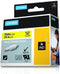 DYMO Rhino industriële Heat-Shrink Tube-labels | 19 mm x 1,5 m | zwarte afdruk op geel | voor Rhino labelprinters