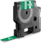 DYMO Rhino industriële Vinyl Labels | 12 mm x 5,5 m | witte afdruk op groen | zelfklevende labels voor Rhino & LabelManager labelprinters