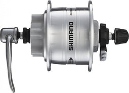 Dynamonaaf 36 gaats Shimano HD-3D32 3 Watt - voor 6 bouts remschijf - snelspanner - zilver