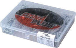 Dynaplus spaanplaatschroeven assortiment verzinkt en outdoor coating Torx 328 stuks met bitjes