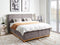 DYNASTY - Boxspringbed - Taupe - 160 x 200 cm - Polyester