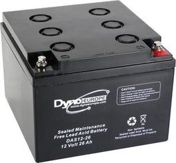 Dyno Europe LOOD-ZUUR-ACCU 12 V - 26 Ah 165 x 174.5 x 125 mm