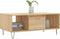 vidaXL - Salontafel - 90x50x36,5 - cm - bewerkt - hout - sonoma - eikenkleurig