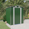 vidaXL - Tuinschuur - 192x191x223 - cm - gegalvaniseerd - staal - groen