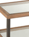 J-Line console 3 Niveaus - glas/hout - bruin