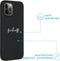 iMoshion Hoesje Geschikt voor iPhone 12 Pro Max Hoesje Siliconen - iMoshion Design hoesje - Zwart / Fuck Off