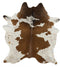 Dyreskinn® Koeienhuid bruin & wit (2-3m2)