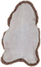 Dyreskinn Schapenvacht ijslands kort taupe 90-110cm lengte / 60-70cm breedte