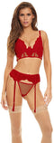 Ondergoed Set Bombshell Boudoir Rood (S)
