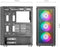Mars Gaming MC-F - Midi Tower PC - 4 ARGB-fans - Zwart