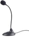 Gembird MIC-205 - Desktop Microfoon - 3,5mm Jack plug - Omnidirectioneel - Zwart