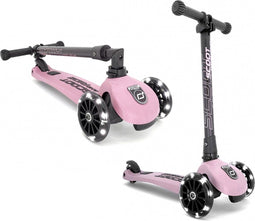Scoot and Ride Highwaykick 3 - Step - LED wielen - Roze