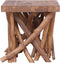 vidaXL - Salontafel - takken - 40x40x40 - cm - gemengd - gerecycled - hout