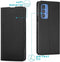 iMoshion Hoesje Geschikt voor Motorola Edge 20 Pro Hoesje Met Pasjeshouder - iMoshion Slim Folio Bookcase - Zwart