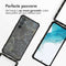 iMoshion Hoesje Geschikt voor Samsung Galaxy A54 (5G) Hoesje Met Koord - iMoshion Design Hoesje met Koord - Zwart / Black Marble