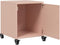 vidaXL - Nachtkastjes - 2 - st - 36x39x43,5 - cm - staal - roze