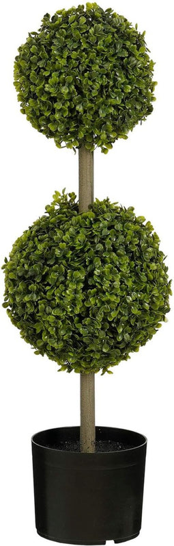 Mica Decorations Kunstplant Buxus - 22x22x72 cm - Polyethyleen - Groen
