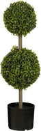 Mica Decorations Kunstplant Buxus - 22x22x72 cm - Polyethyleen - Groen