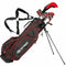 Skymax Evolution - Complete Golfset - Inclusief Standbag - Zwart/Rood