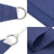 vidaXL - Zonnescherm - driehoekig - 4x4x4 - m - oxford - stof - blauw
