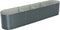 vidaXL - Plantenbak - verhoogd - 400x80x81 - cm - gegalvaniseerd - staal - grijs