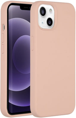 Accezz iPhone 13 - Liquid Silicone Backcover - Schokabsorberend - Roze