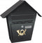 Brievenbus Wand Hangend - Maxorit Husy - Postbus Mailbox - Wandbrievenbus - RVS - Zwart