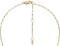 Fossil JF04426710 - Damesketting - Medaillon - Goudkleurig roestvrij staal