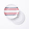 Serviesset Beverly Hills Polo Club Blauw Rood Porselein Strepen 12 Onderdelen