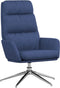 vidaXL Relaxstoel stof blauw