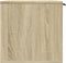vidaXL - Kattenbakkast - 60x40x40 - cm - bewerkt - hout - sonoma - eikenkleurig