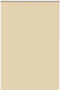 vidaXL - Rolgordijn - verduisterend - 155x210 - cm - stofbreedte - 151,6 - cm - beige